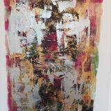 Abstract painting by decorator Erik Huet Alvarez