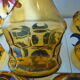 Amber glass orangeade service