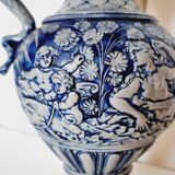 salt-glazed stoneware jug in German style, made by the prestigious house