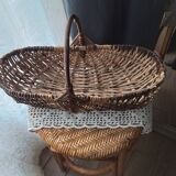 Panier ovale vintage