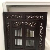 Vintage shuttered Indonesian mirror