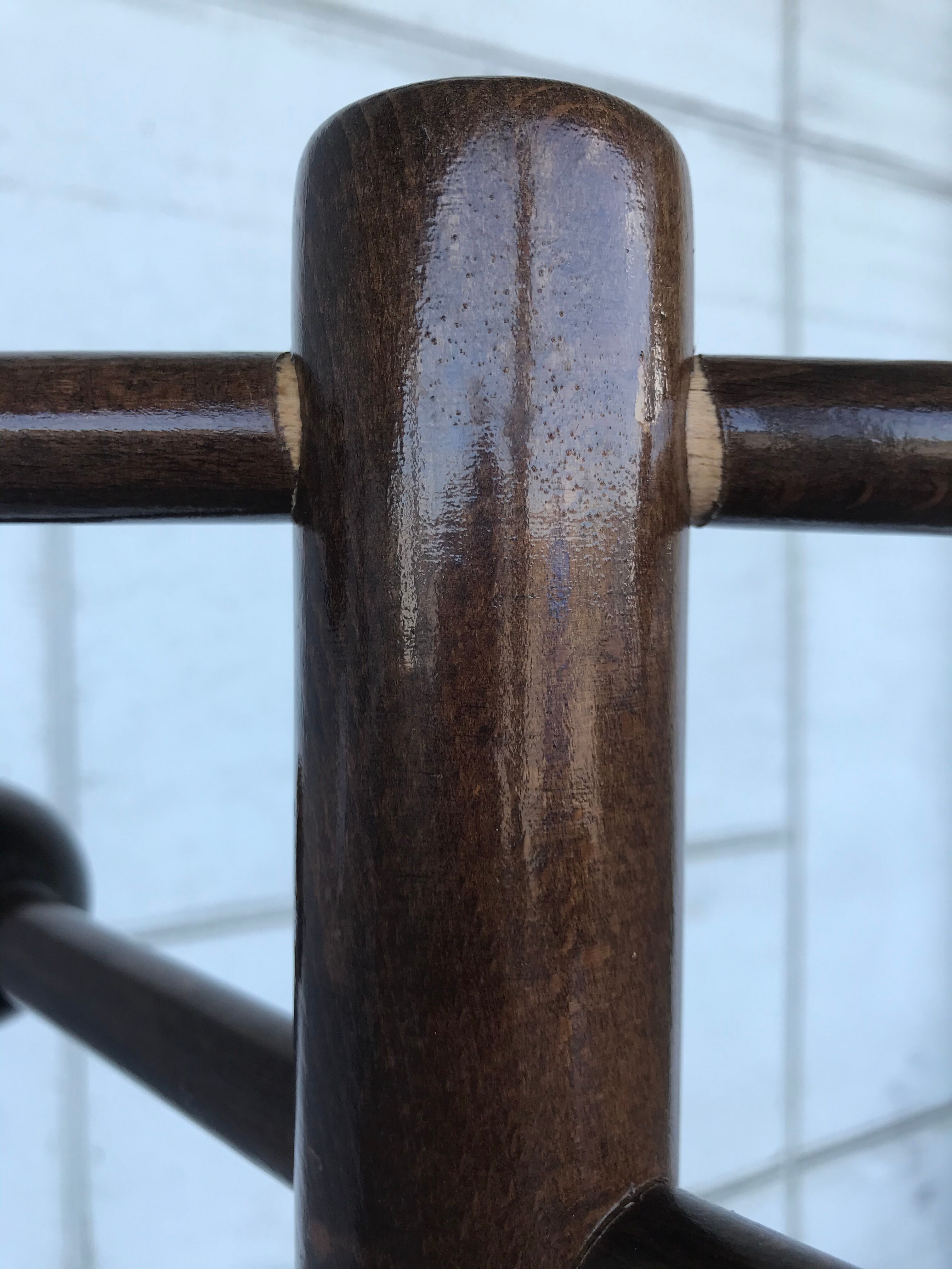 Wooden 60/70s standing coat holder