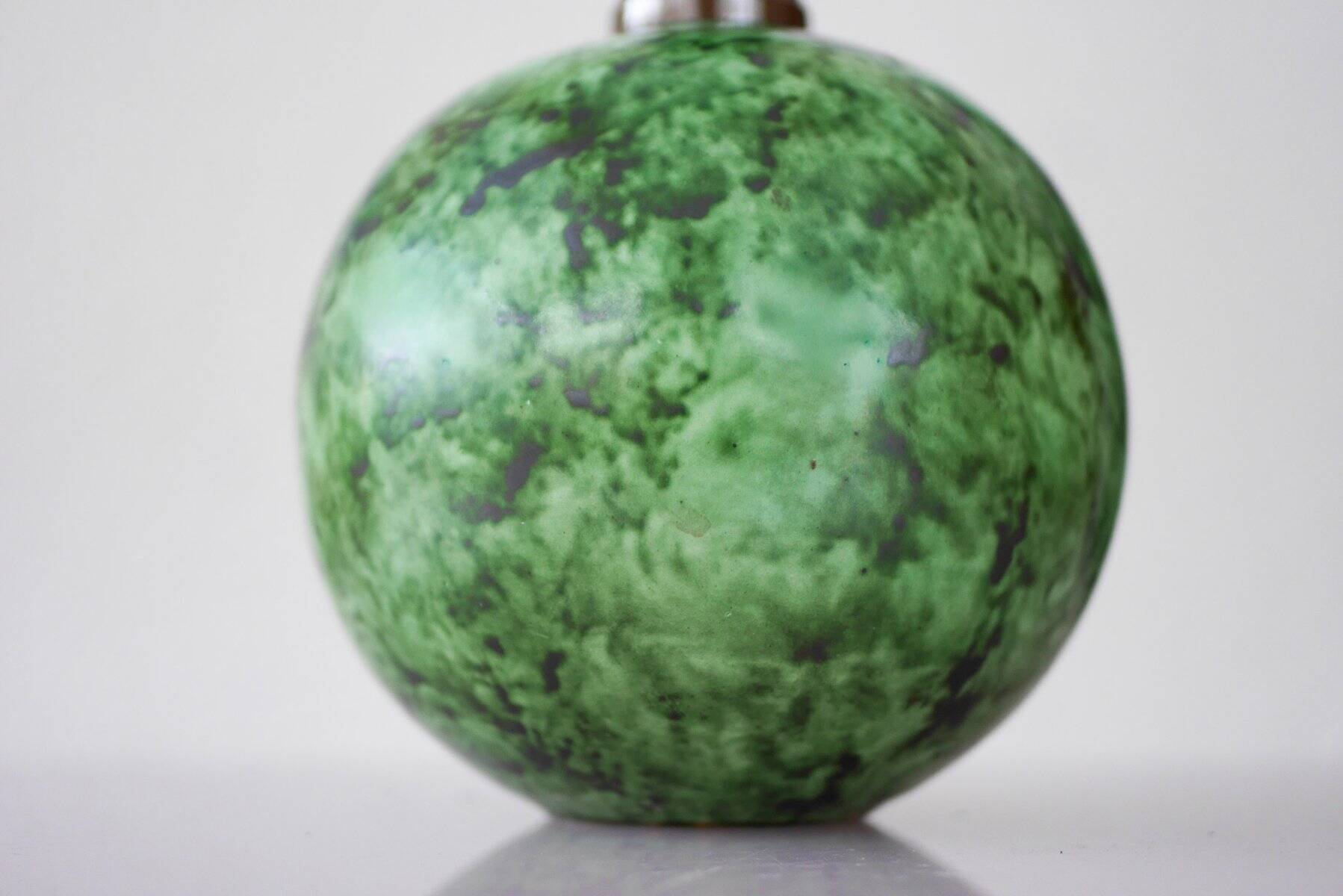 Scandinavian Art Deco table lamp in ceramic by Erik Mornils for Nittsjö, 1930s