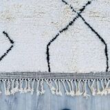 Moroccan rug, handmade Beni Ourain rug, 150/250cm
