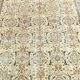 7x10 Turkish Cream Brown Bordered Vintage Rug, 207x316Cm