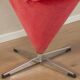 Cone chairs by Verner Panton for Gebrüder Nehl, original pink and orange upholstery, set of 2