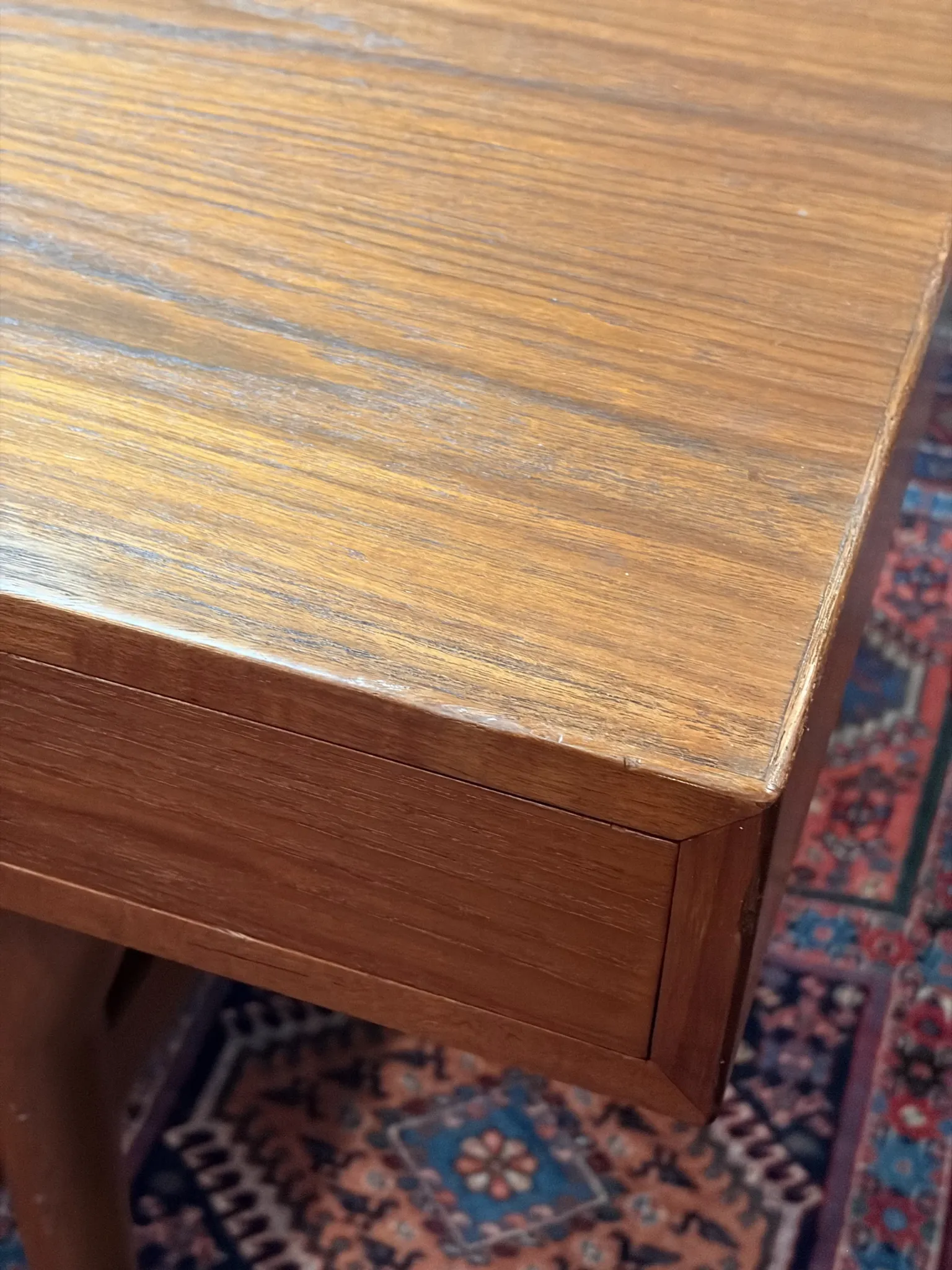 Teak desk design by Nanna Ditzel and Ed Soren Willadsen, 1955.