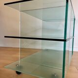 Glass TV stand