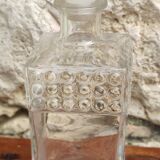 ancienne carafe à whisky en verre