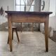 Pine and oak farmhouse table with multiple drawers, communal type, 240cm.