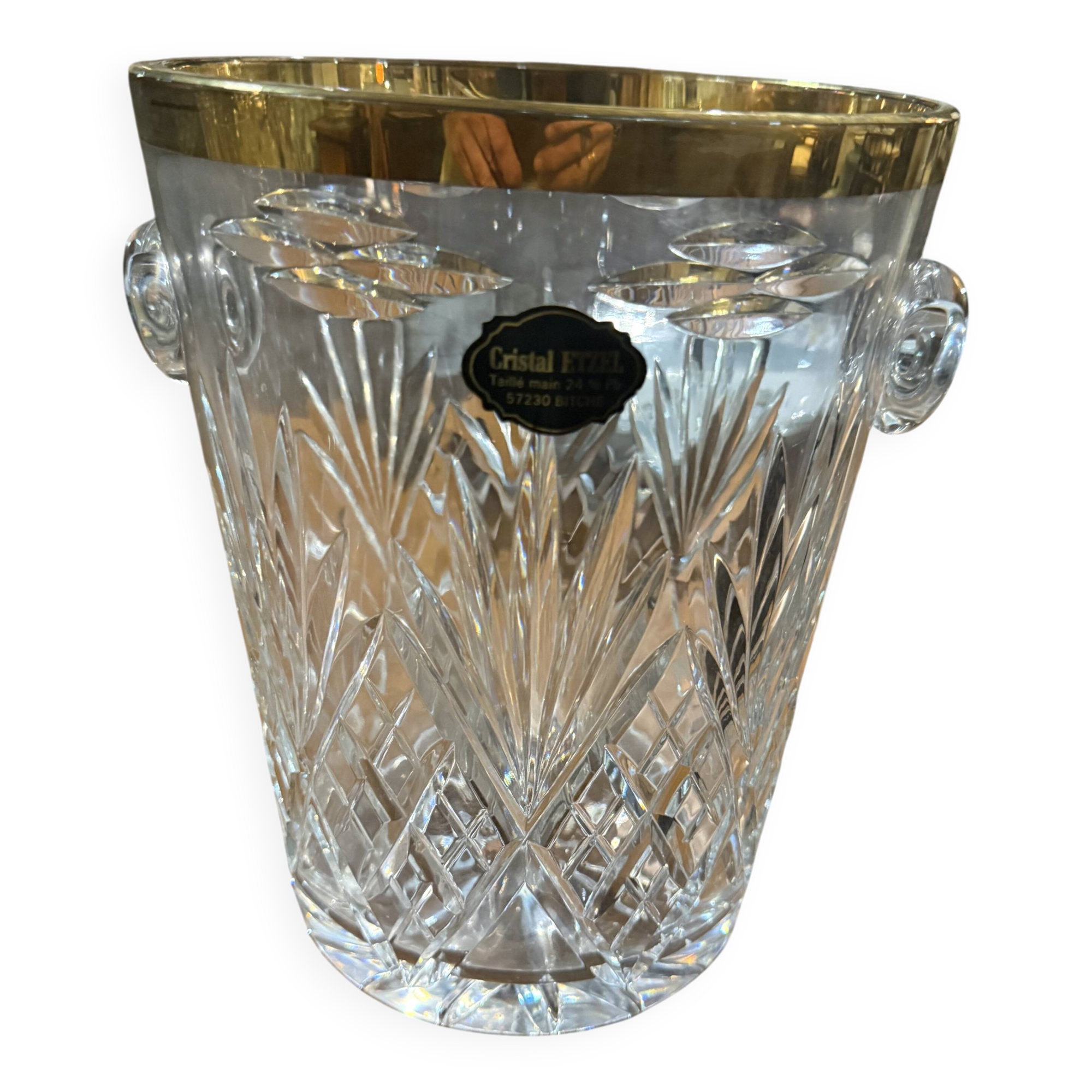 Etzel Crystal Ice Bucket