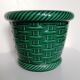 Ceramic pot cache Poët Laval basketry series