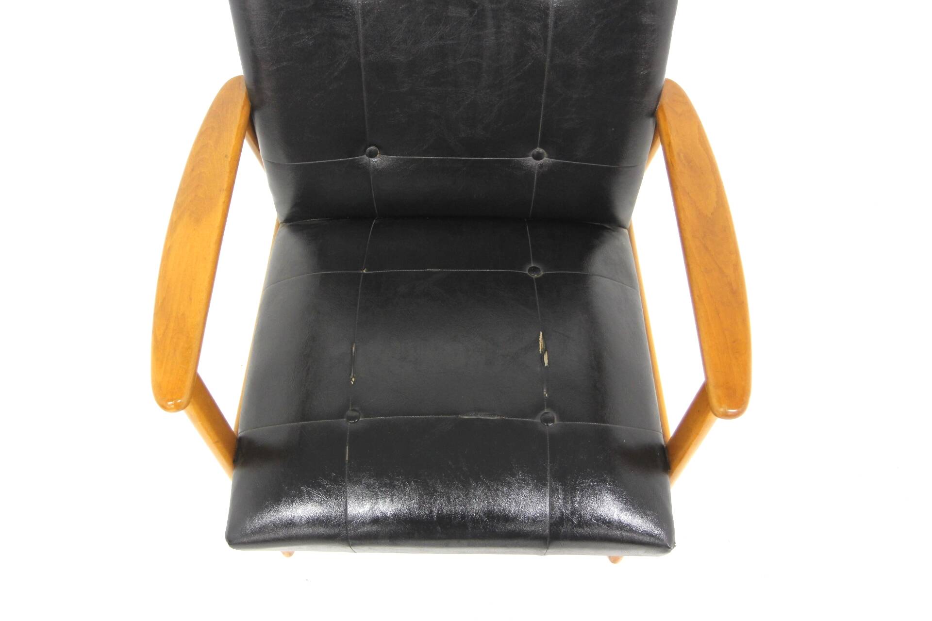 Scandinavian armchair in skai, Sweden, 1960