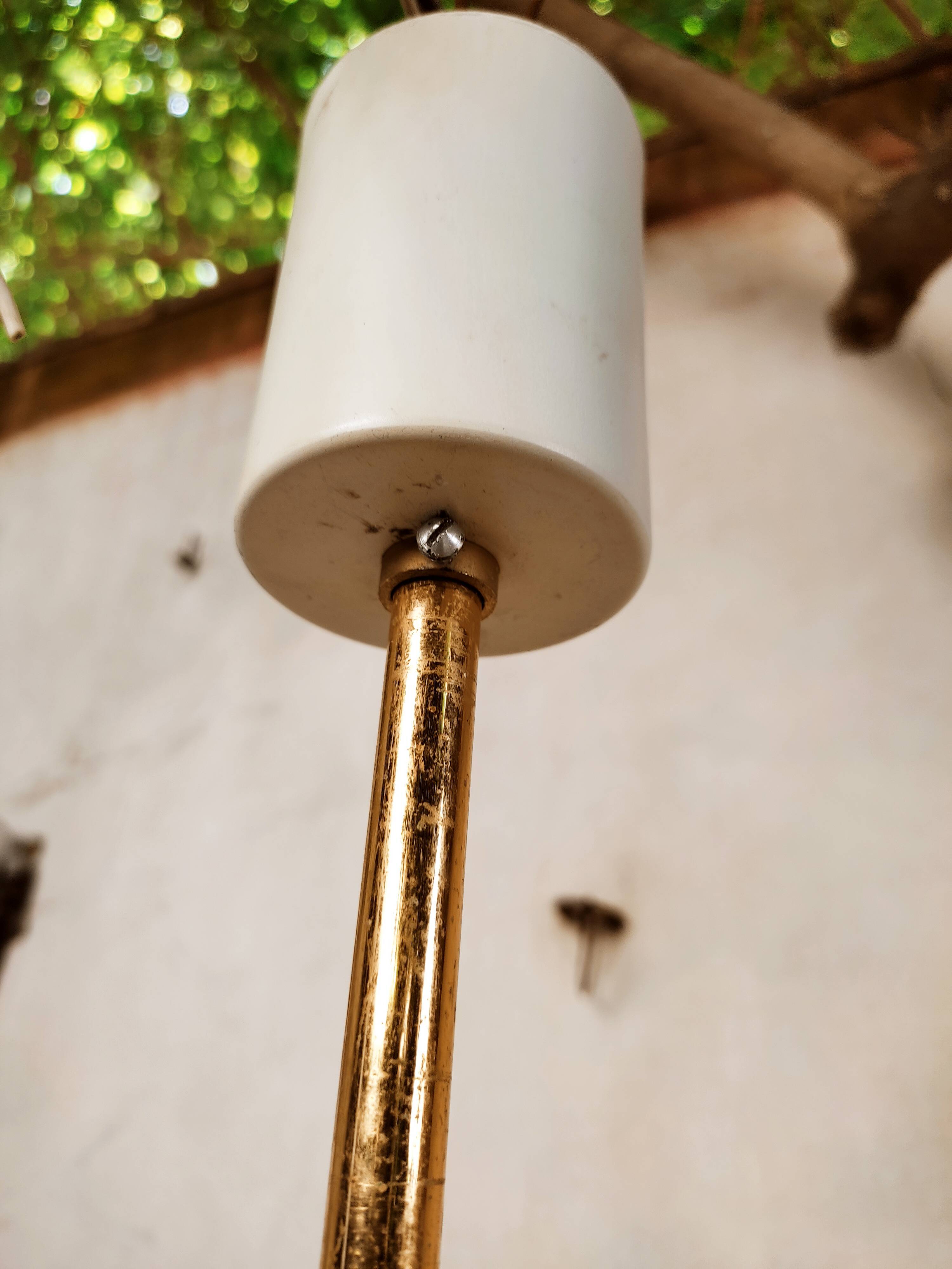 Star chandelier 50s Maison Arlus