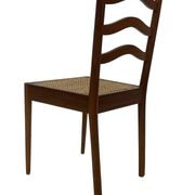 Vintage Teak Chair with Webbing - 1970s Design