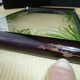 Vintage serving tray in glass and wood Lily of the valley décor