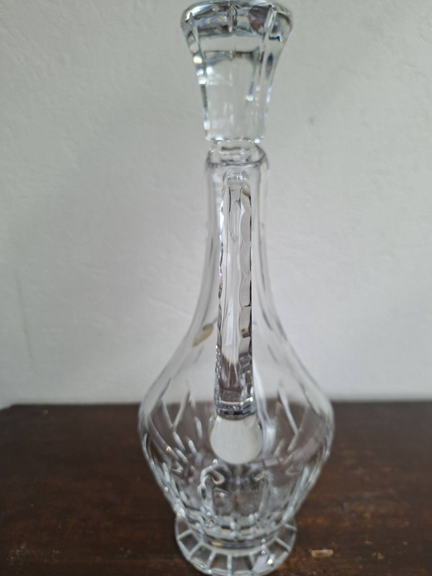carafe aiguière  Estampillée Cristallerie De Lorrai
