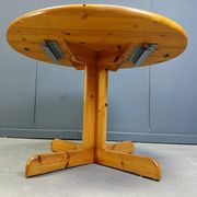 Rainer Daumiller style pine wood dining table, 1970s