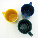 Set of 3 ceramic mugs Staffordshire Tableware