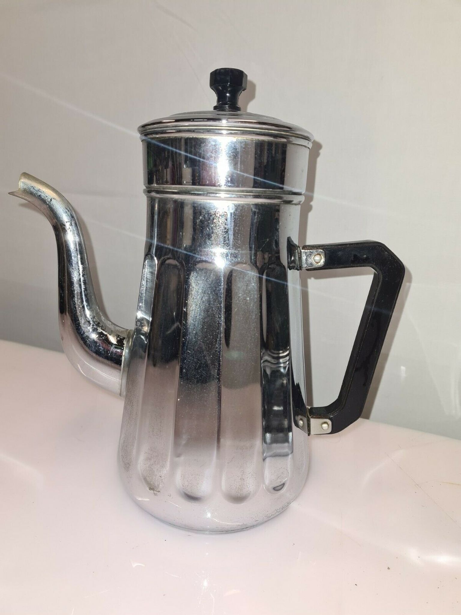 Cafetière , sucrier et pot à lait en fer