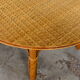 Léontine vintage 60's rattan dining table