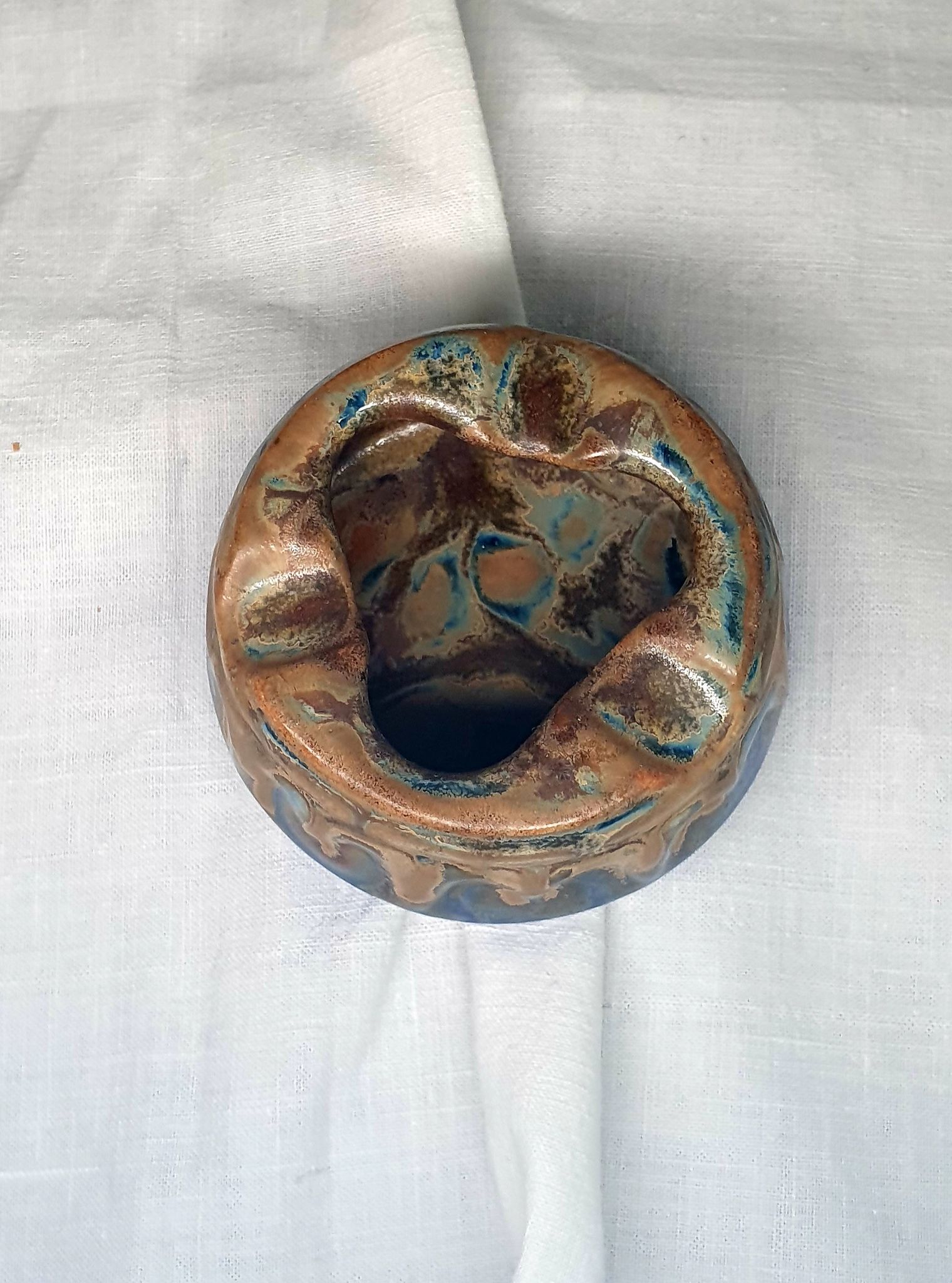 G. Metenier set in enamelled stoneware