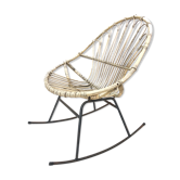 Dirk van Sliedregt Rattan rocking chair Rohe Noordwolde