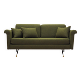 Green sofa, Italian design, 1960s, production: Italy