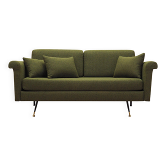 Green sofa, Italian design, 1960s, production: Italy