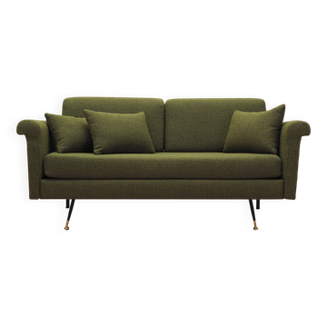 Green sofa, Italian design, 1960s, production: Italy