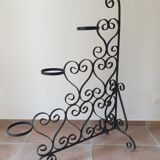 Gate wrought iron plants