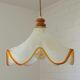 Hand Blown Murano Glass Pendant Light – Amber Rim, 1970s Italy Design