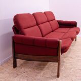 Canapé lounge trois places vintage de style scandinave, 1970