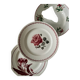 Composition de 9 assiettes plates terre de fer Badonviller et Digoin