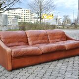 Vintage oxred Rolf Benz Leather Sofa