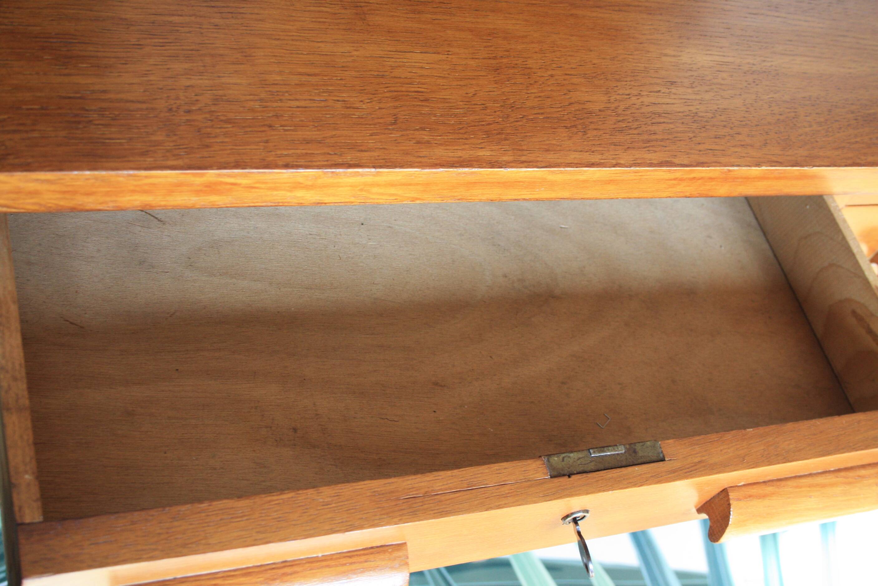 Solid wood school teacher desk