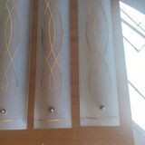 Series of 4 wall sconce around 1940