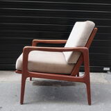 Scandinavian teak armchair from the 60s