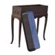 Elegant mid-century teak planter with tray.