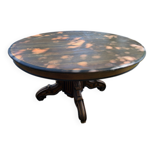 Table en noyer 12, 14 - couvert