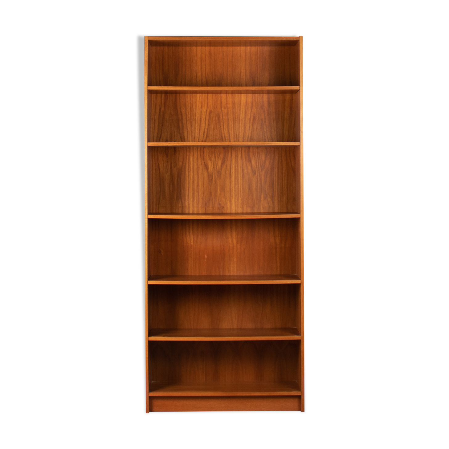 Retro Teak 1960s Danish Full Size Bookcase Shelves