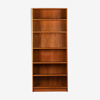 Retro Teak 1960s Danish Full Size Bookcase Shelves