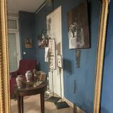 Golden Louis Philippe Mirror with gold leaf 207x140