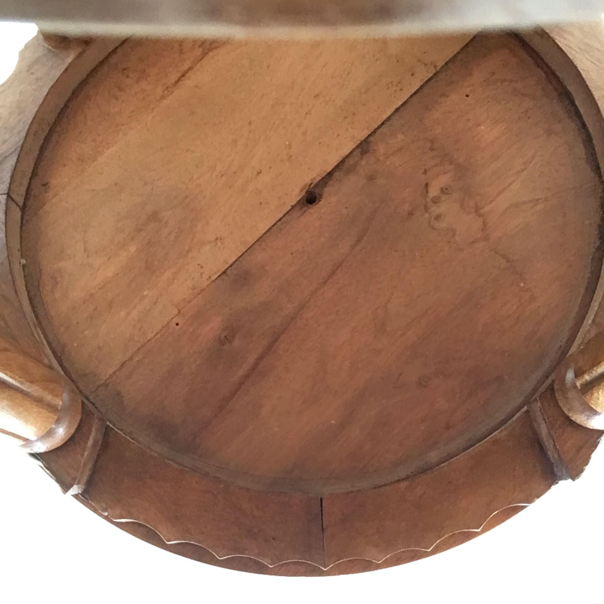 2-level art deco pink side table