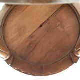 2-level art deco pink side table