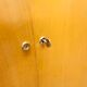 Scandinavian wardrobe 1960 honey color 4 doors L 205 cm