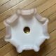 Vintage opaline pink glass lampshade from Czechoslovakia 250912