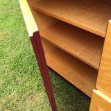 Vintage sycamore sideboard Mario Sabot 1970
