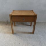 Light wood bedside table from the 60s