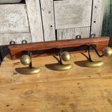 Vintage wall coat rack